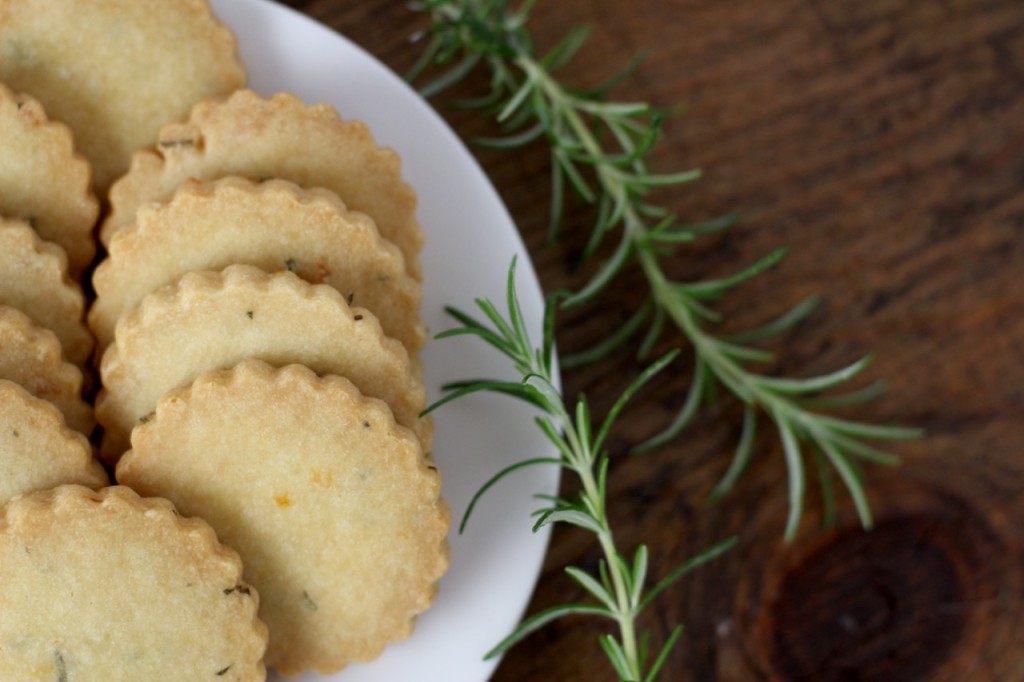 Lemon and Rosemary Shortbread